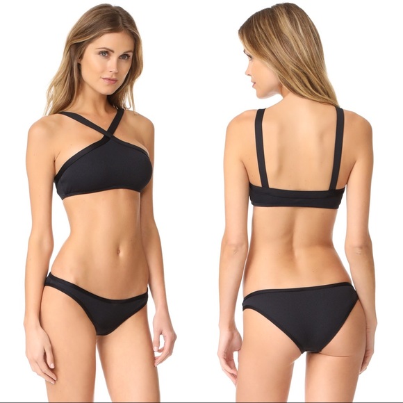 L*Space ridin' high Veenus high neck swim top - Picture 2 of 8